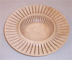 Slotted platter by David Ward